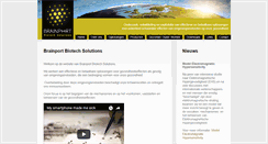Desktop Screenshot of brainportbiotechsolutions.com